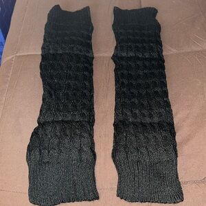 Black leg warmers